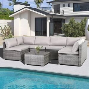 Outdoor Collection Replacement Cushions in Rosemount Dove